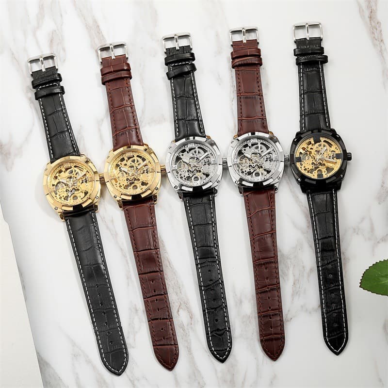 Men's Watch Mechanical with Belt Double