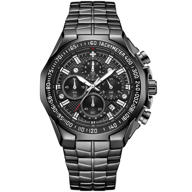 WWOOR Multifunctional Men's Steel Band Six-Hand