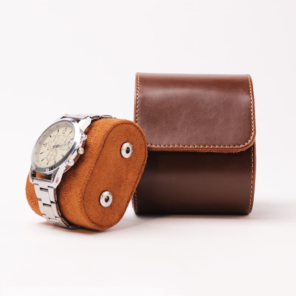 Portable Watch Storage Box Leather Gift